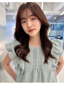 エジョン 八幡山店(Aejon) イメチェン/似合わせカット/フルバング/レッドブラウン/八幡山