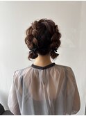 お呼ばれヘア