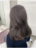 ブリーチなしオリーブベージュ/透明感マロンベージュ　上野