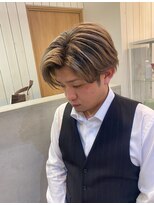 メンズバイココテラス 豊中(men's by cocoterace)&nbsp;バレイヤージュ/デザインカラー/メンズカット/ブリーチ