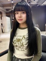 シェノン 心斎橋(CHAINON)&nbsp;クリスタルブラック/韓国風レイヤーカット/髪質改善カラー