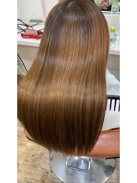 ボクノ(bokuno) ハイトーン髪質改善×縮毛矯正艶スタイル