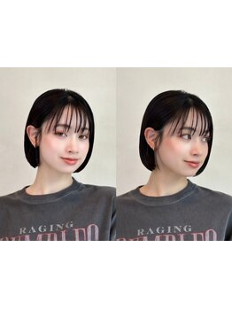 骨格や髪質などを見極め、ナチュラル&再現性の高いスタイルでお手入れのしやすさ◎