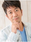 40代50代ダークアッシュワイルドツーブロックショートU草加