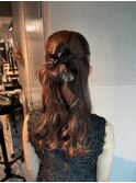 【ハーフアップ】結婚式/二次会//銀座/ヘアセット/成人式