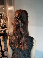 シャルムバイケンジ(Charm.by KENJE)&nbsp;【ハーフアップ】結婚式/二次会//銀座/ヘアセット/成人式