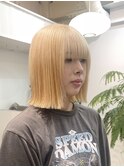 ◎ブロンドハイトーンカラーデザインカラーアンブレラカラー金髪
