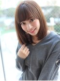 大人可愛い小顔美髪20代30代40代50代ナチュラルワンカールロブ