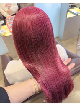 オールバイワンネス(ALL by One'Ness) 派手髪ストロベリーカラー☆