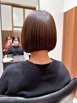 ムード(MOOD,) 暗めカラー/グランマッシュ[レイヤーカット/髪質改善/銀座]