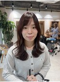 【ADORE横浜】ロングレイヤーカット×ピンクブラウン