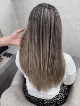 ランド 千葉(land) ホワイトミルクティーベージュバレイヤージュ/阿部