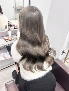 オズ 郡山駅前店(OZ) 大人女子の艶ブラウンロングで韓国風ベージュカラー郡山で人気◎