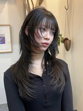 シティ(sity.) 薬院　ブリーチカラー　ブロンドカラー　レイヤーカット