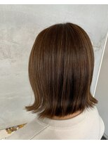 セットアップ 倉敷美和店(SET-UP) 透明感カラー切りっぱなしボブ大人ガーリー