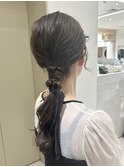 《Zina博多》パーティーヘアセット