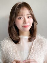 リヤン 表参道(lyann)&nbsp;美髪エアリーカールくせ毛風カール艶感小顔カット薄めバング