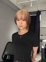 ルイス 喜連瓜破(Luis)&nbsp;ホワイトブロンド×落ちるブラウン ルーツカラー