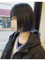 パッセージ ダブリュー 八幡山(hair make passage .w)&nbsp;切りっぱなしボブ