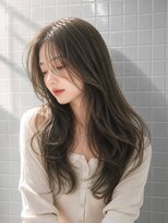 アンジェリカラボ(ANGELICA LABO) 【京都駅】ブリーチなしオリーブグレージュ/透明感カラー