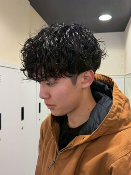 ロットオム 茅ヶ崎(Lot HOMME) リバースセンターパート/ニュアンスウルフ/ダウンバング/茅ヶ崎