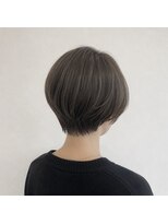 アンリエラ(Unliera)&nbsp;30代女性人気/丸みショート/オリーブベージュ/松山美容室