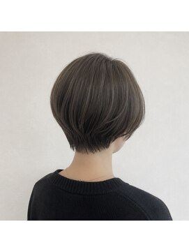 アンリエラ(Unliera) 30代女性人気/丸みショート/オリーブベージュ/松山美容室