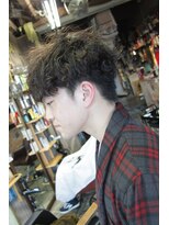 オーバーキャプテンネイキッド(OVER CAPTAIN NAKED)&nbsp;ソフト２ブロ＊メンズトレンドパーマ