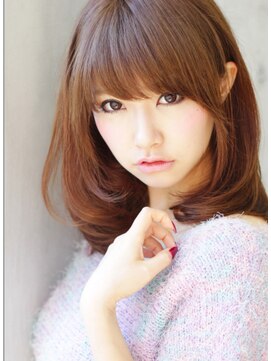 ザ シー 海老名(The C) 小顔に導く前髪と内巻きヘア／海老名　ザシー　アフロート