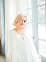 エマージュ 池袋東口店(Emerge)&nbsp;くせ毛風ハイトーンボブ