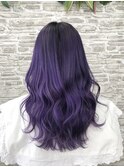 【カラー+カラーバター】高発色バイオレット