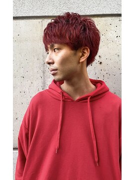 タイドヘア 茨木店(TIDE HAIR) バーガンディレッド