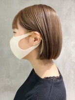 アイティー バイ アルバム 中野店(IT by ALBUM)&nbsp;もみあげインナー_オリーブカラーハイライトカラー_ba306132