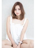 【FRAME なんば】大人色っぽふんわりミディ