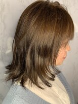 ビューティドレッセヤマノ 池袋パルコ(Beauty Dresse YAMANO)&nbsp;【ミディアム】【カラー】【髪質改善】外ハネスタイル