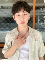 ルービック 難波(Rubik's)&nbsp;メンズ無造作束感ラフウェーブマッシュ