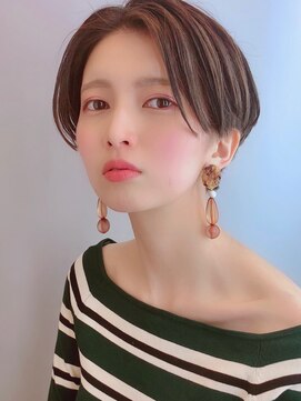 モリオフロムロンドン 原宿本店(morio from London) 【モリオ原宿】ハンサムショート前髪なし黒髪センターパート