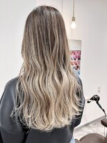 リシェイル(RICHAIR)&nbsp;☆エアタッチバレイヤージュでホワイトベージュ☆