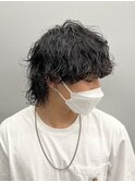 ウルフ波巻きスパイラルパーマ