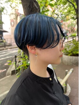 レア 渋谷(Le'a) アンブレラカラー ハンサムショート