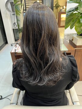ヘアーアンドエステ ハラダ 滝ノ水店(Hair&Esthe Harada) ハイライトグレージュ