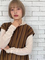 トゥーリ 薬院店(tuuli)&nbsp;大人女性◆艶レイヤー前髪ピンクベージュ 髪質改善 縮毛矯正