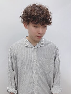 モリオフロムロンドン 松戸店(Morio from London) 【松戸 岩口】ブラウンカラーマッシュパーマショート