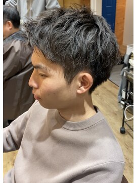 アメラボ 平針店(AmeLab) 【ソフトツイストショート】ピンツイスト　刈り上げショート