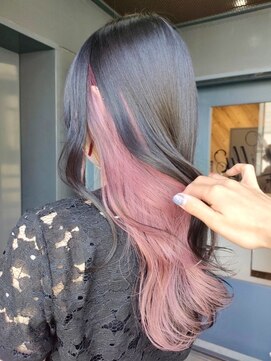 リリー シブヤ(Lilly shibuya) 【Lilly渋谷】#インナーカラー#ピンク#学割U24#韓国