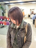 スタイル 茅ケ崎(STYLE) 【零也】ボブ×ブリーチ×ラベンダーグレージュ