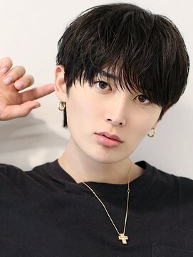 リップスヘアー 梅田(LIPPS hair) セミウェットナチュラルシースルーマッシュウルフ