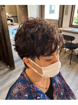 ペアツリー(Pear tree) メンズパーマ　スパイラル