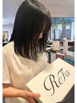 ヘアドゥーポジャ 藤岡店(hair Do poja)&nbsp;質感再整ストレート＋カット