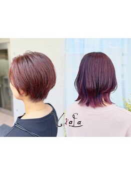 どの角度から見てもきれいなシルエットで、まとまりの良く扱いやすいショートヘアスタイルへ☆
